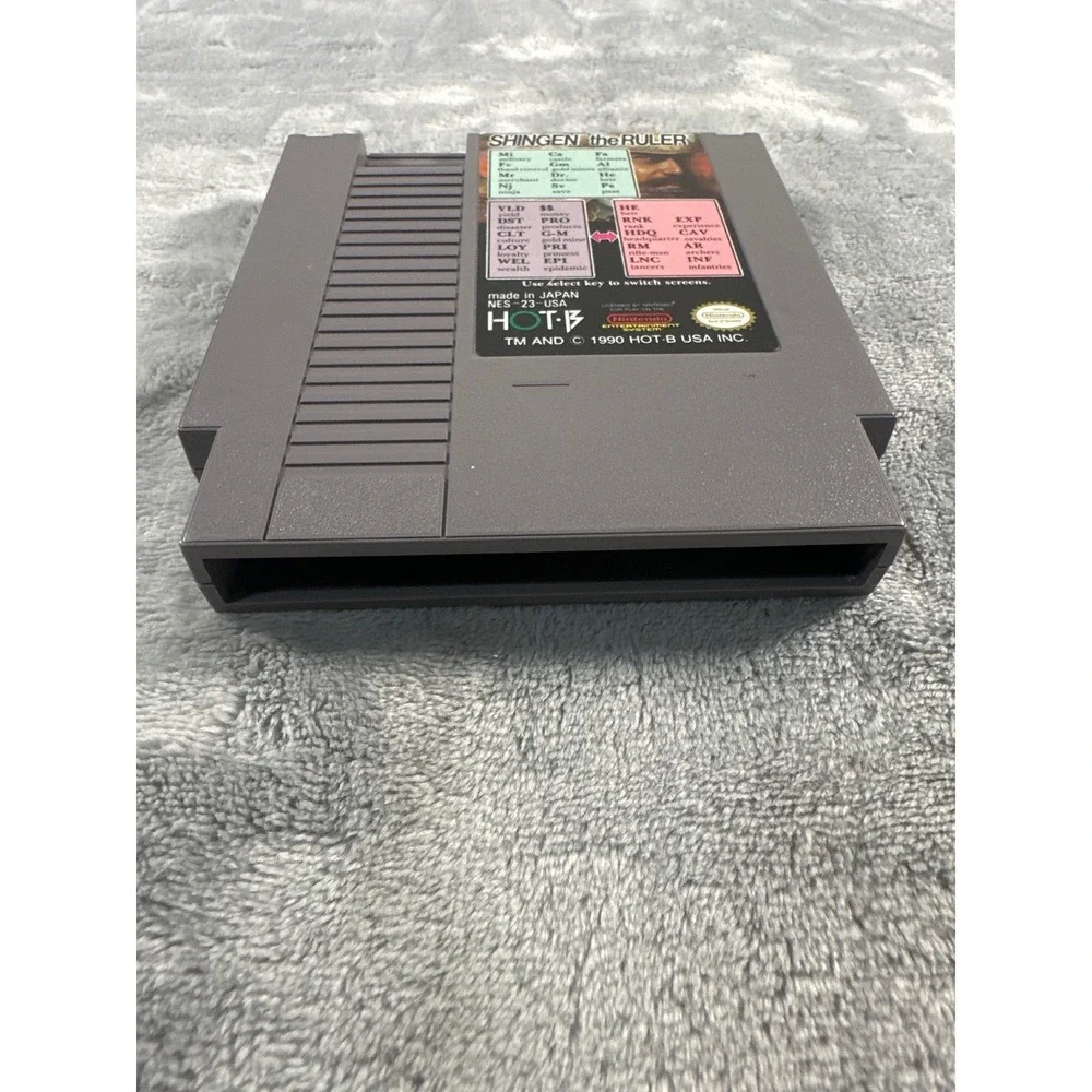 Shingen the Ruler Nintendo NES Video Game